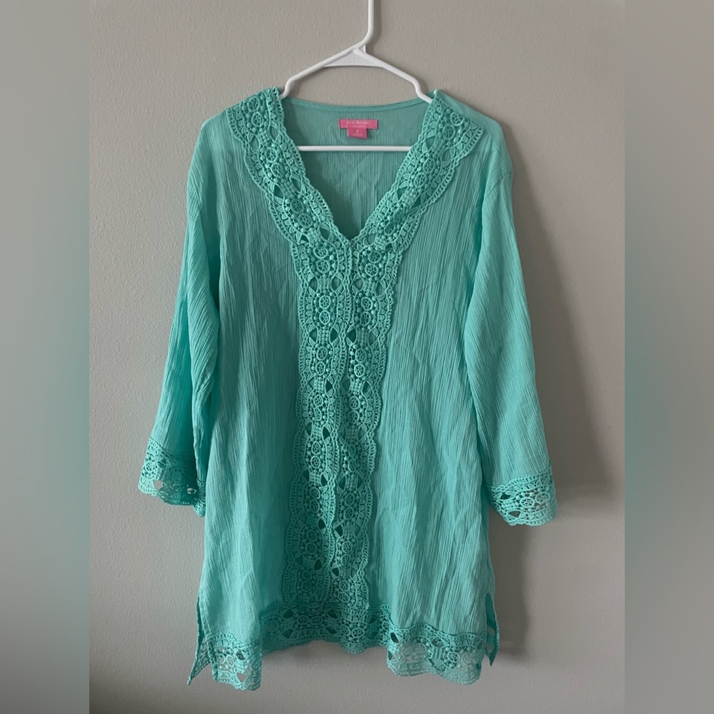 Beachy resort style Isaac Mizrahi Womens Swim Cover Up